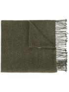 Diesel Patch Detail Scarf - Green