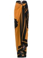 Adriana Degreas Silk Mama África Sarong - Brown