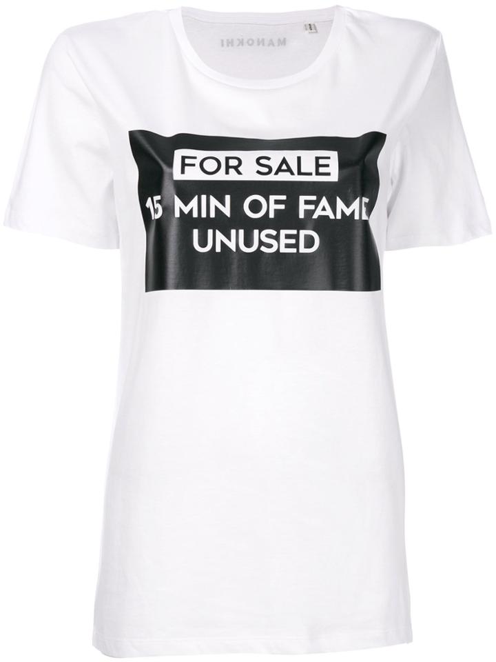 Manokhi For Sale T-shirt - White