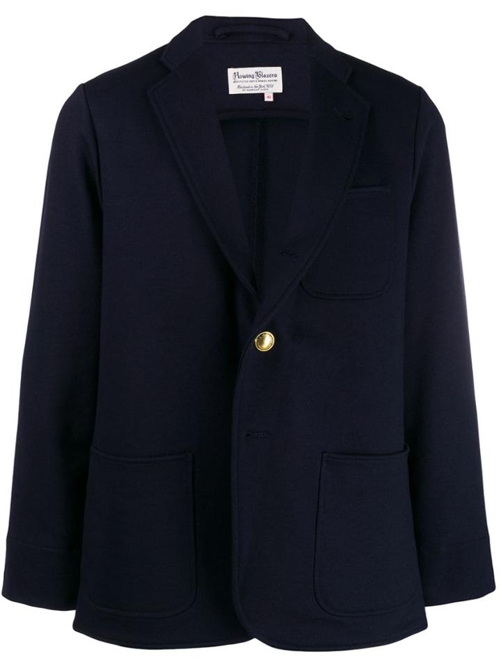 Rowing Blazers Classic Single-breasted Blazer - Blue