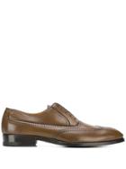 A. Testoni Oxford Lace-up Shoes - Brown