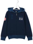 Hackett Kids Union Jacket Patch Hoodie, Boy's, Size: 11 Yrs, Blue