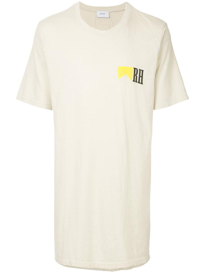Rhude Oversized Cigarette Print T-shirt - Nude & Neutrals