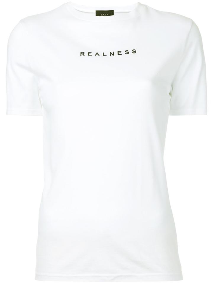 G.v.g.v. - Embroidered Logo T-shirt - Women - Cotton - Xs, White, Cotton