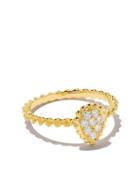 Boucheron 18kt Yellow Gold Diamond Serpent Bohème Xs Ring - Yg