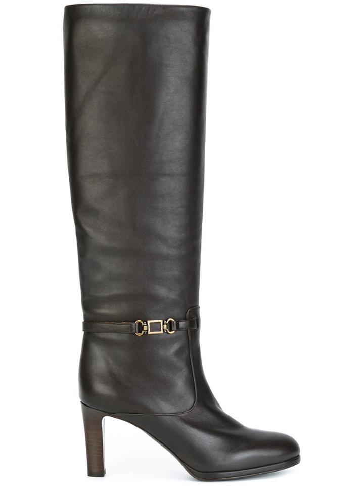 Veronique Branquinho Knee Length Boots - Brown