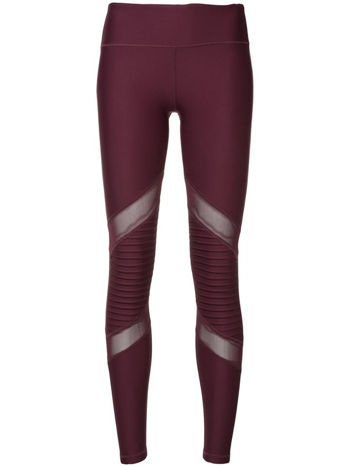 Nimble Activewear Moto Long Leggings - Pink & Purple