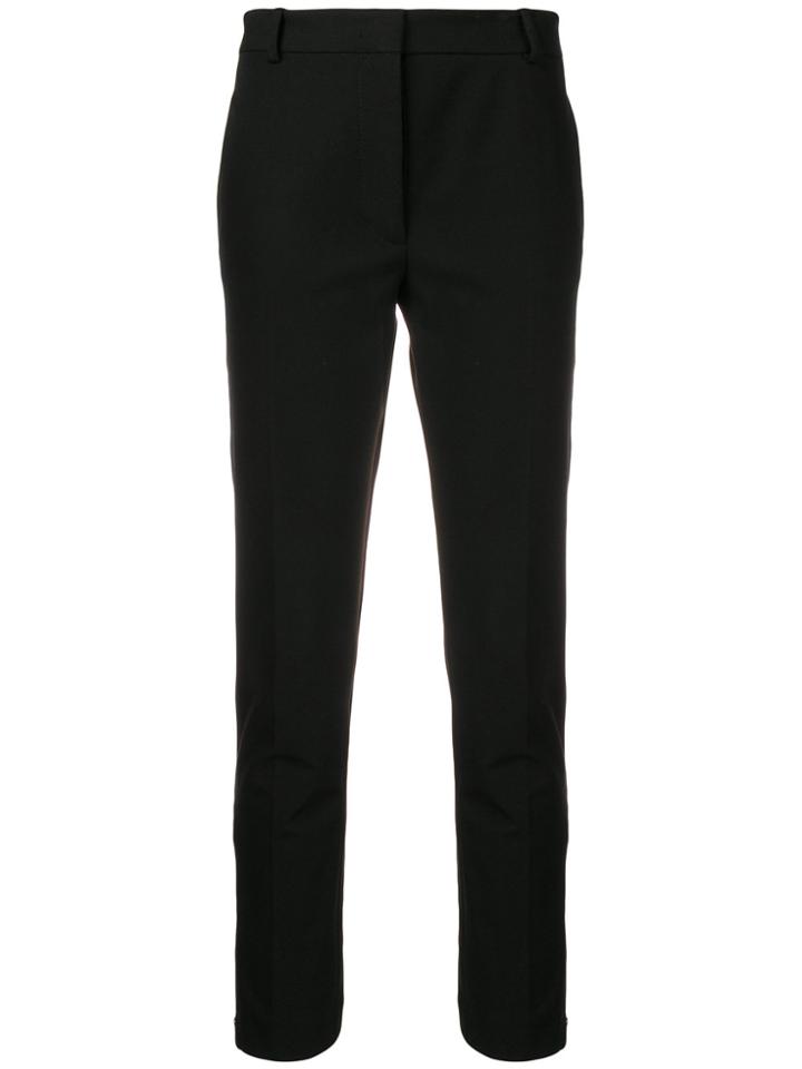Joseph Skinny Leg Side Zip Trousers - Black