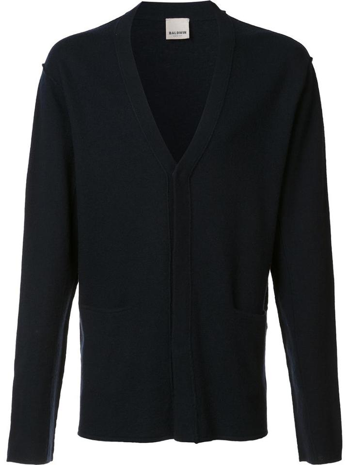 Baldwin 'cullan' Cardigan, Men's, Size: Medium, Blue, Merino