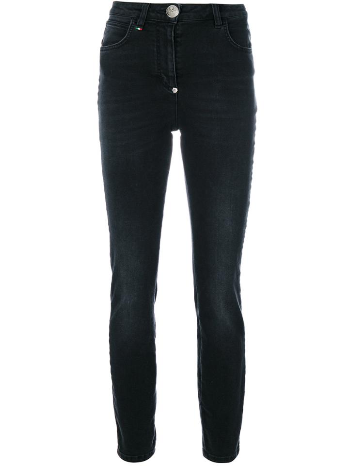 Philipp Plein High-waisted Jeans - Black