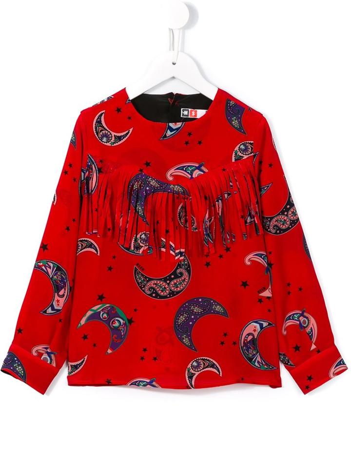 Msgm Kids 'moon' Blouse