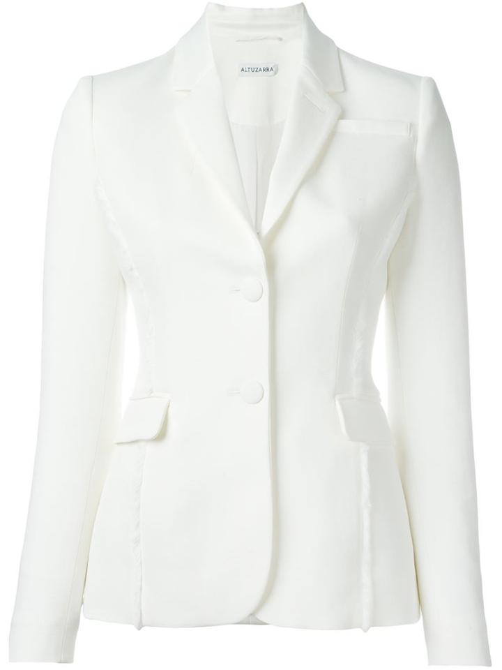 Altuzarra Frayed Detail Blazer