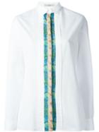 Etro Front Brocade Detail Pleat Shirt