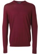 Dolce & Gabbana Crew Neck Sweater - Red