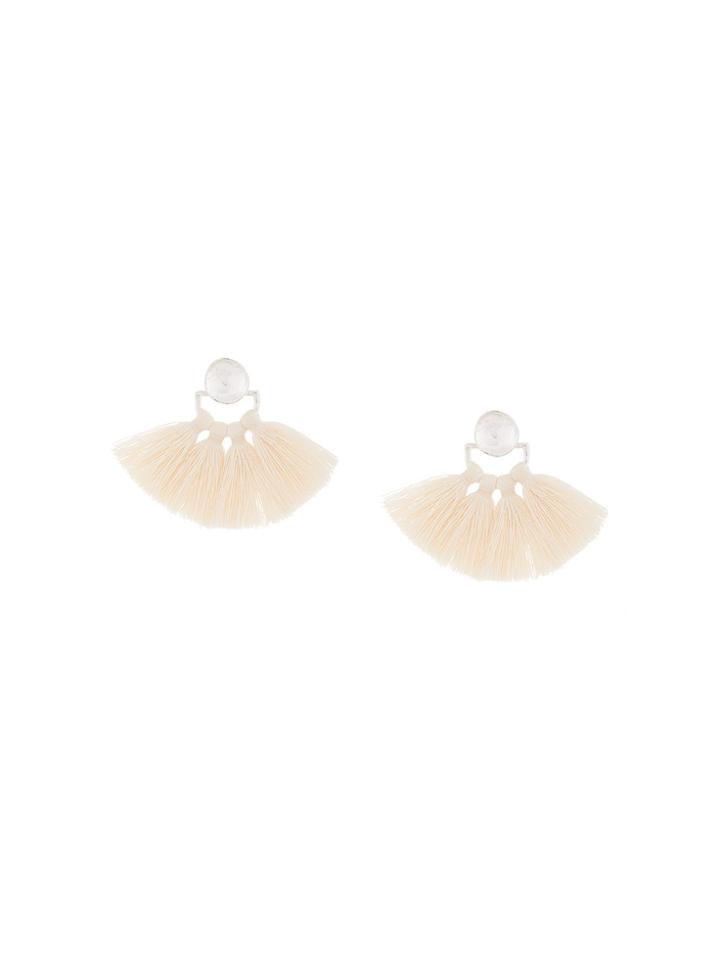 Ora.c Tassel Earrings - White