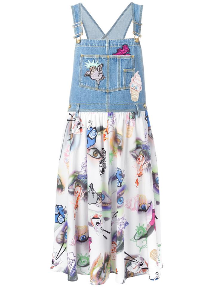 Kenzo Dungaree Top Dress - Blue