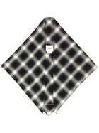 Takahiromiyashita The Soloist Grunge Print Square Scarf - Black