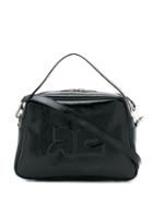 Courrèges Patent Leather Tote - Black