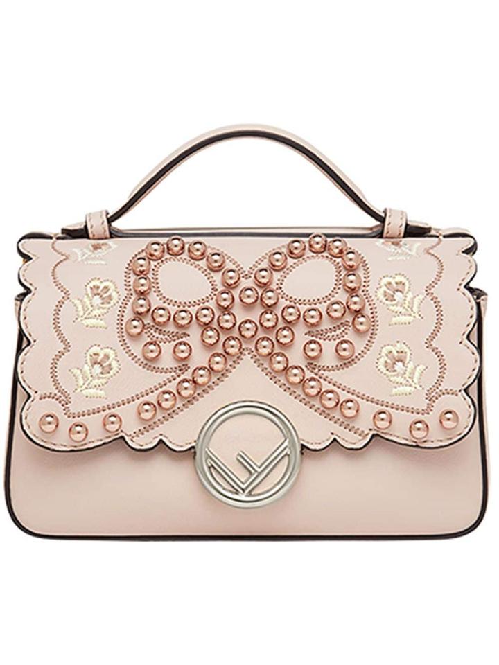 Fendi Double Micro Baguette Bag - Nude & Neutrals
