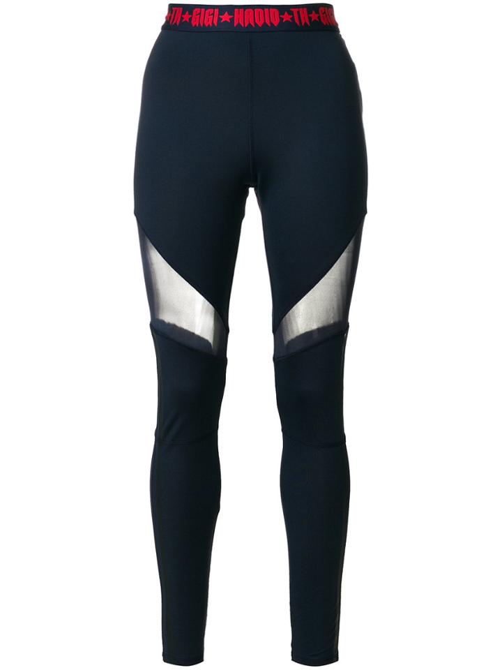 Tommy Hilfiger Tommy X Gigi Mesh Leggings - Blue