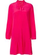 Elie Tahari Ribbed Longsleeved Dress