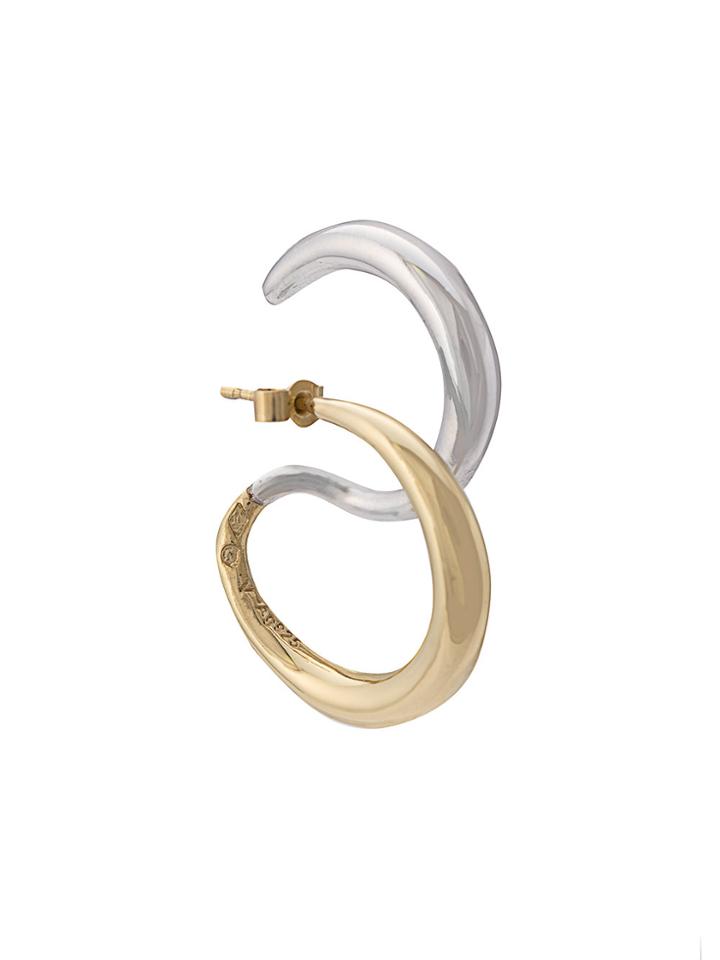 Charlotte Chesnais Curl Earring - Grey