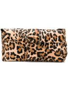 P.a.r.o.s.h. Leopard Shoulder Bag - Brown