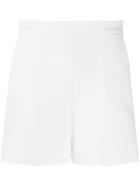 Msgm Side Zip Fastening Shorts - White