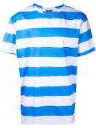 Selfmade By Gianfranco Villegas - Striped T-shirt - Men - Cotton - 52, Blue, Cotton