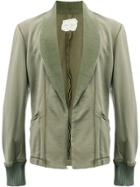 Greg Lauren Shawl Collar Tux Jacket - Green