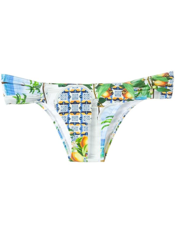 Blue Man - Printed Bikini Bottom - Women - Lyocell - P, Lyocell