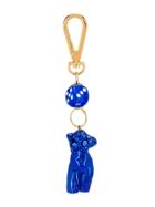 Marni Dice And Statue Motif Bag Charm - Blue
