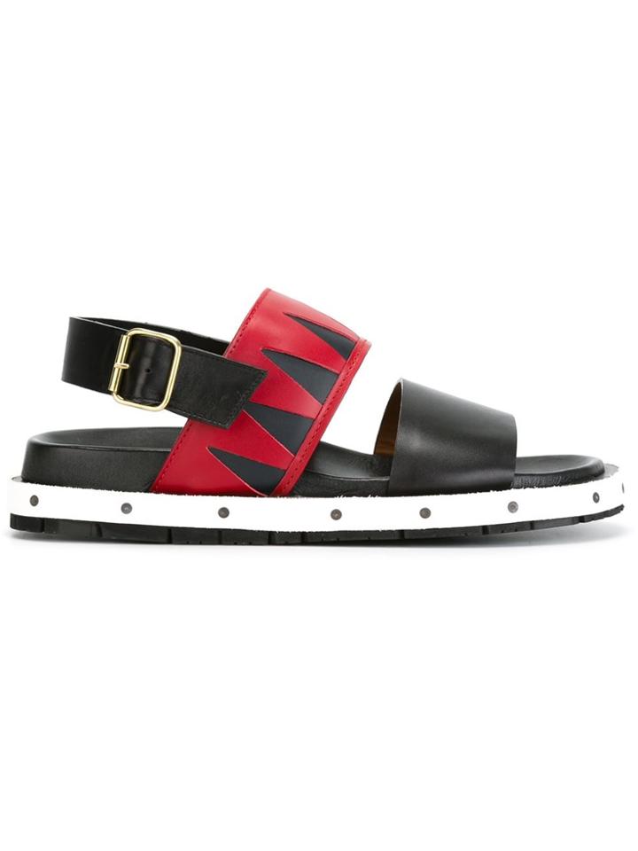 Marni Slingback Sandals - Black