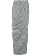 Comme Des Garçons Vintage Gingham Check Skirt - Black