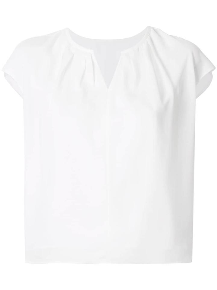 Ballsey Short-sleeved Blouse - White