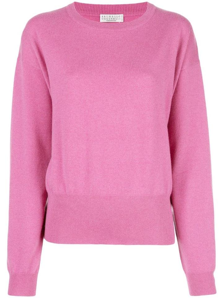 Brunello Cucinelli Tonal Jumper - Pink