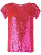 P.a.r.o.s.h. Pink Sequin Top