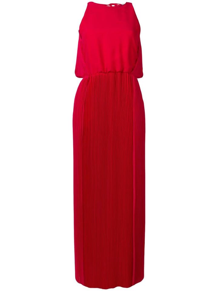 Krizia Micro Pleated Dress - Pink