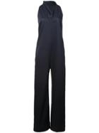 Nomia Cowl Neck Sleeveless Jumpsuit - Blue