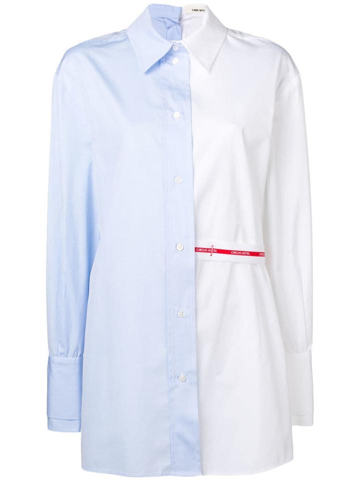 Circus Hotel Two-tone Shirt - Blue