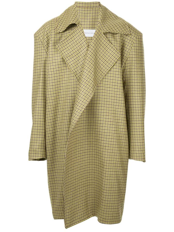 Strateas Carlucci Macro Coat - Brown