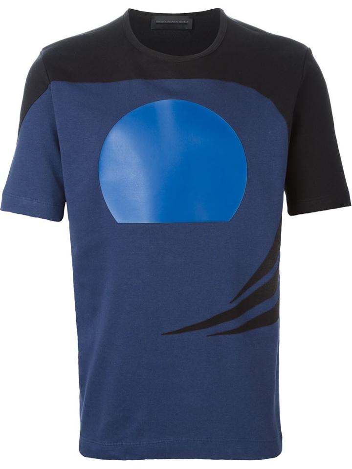 Diesel Black Gold Printed Patch T-shirt