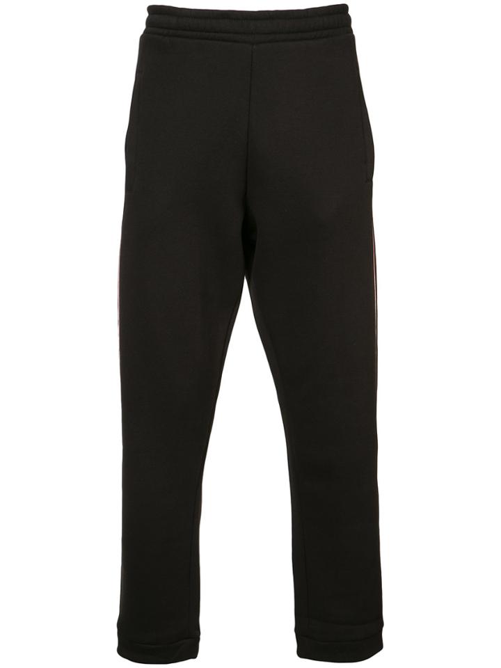 032c Red Stripe Sweatpants - Black