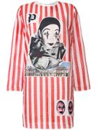 P.a.m. Striped Graphic Print Dress - Red