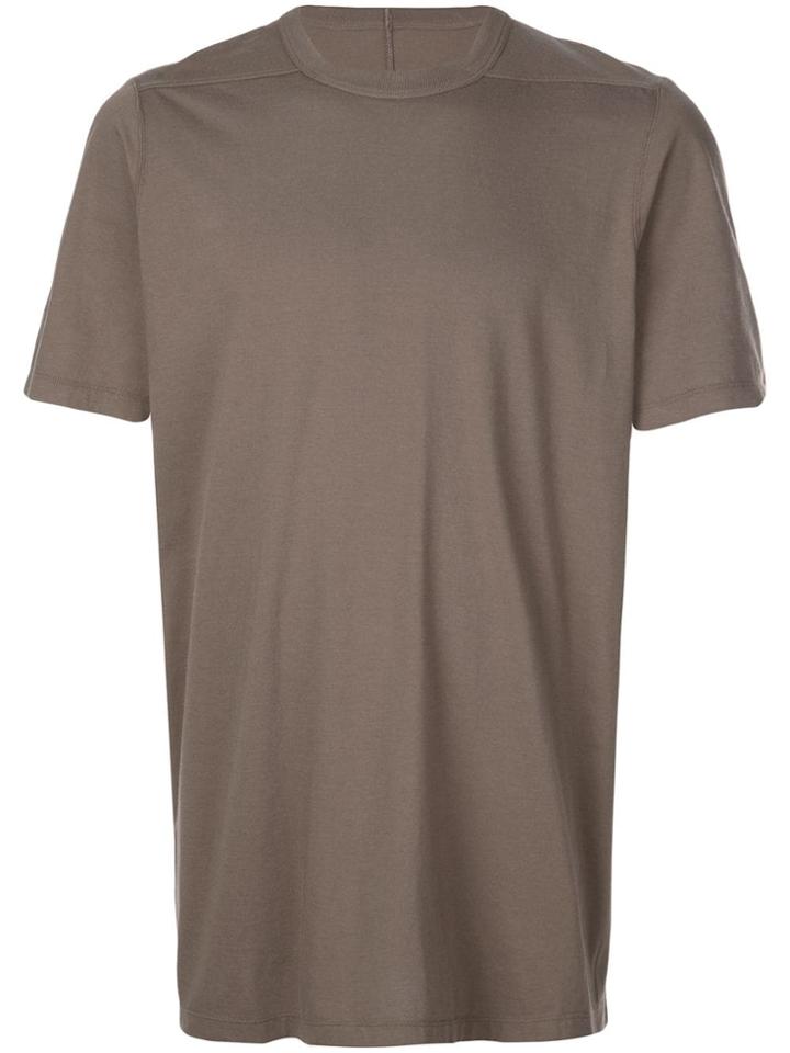 Rick Owens Overzied Crewneck T-shirt - Grey