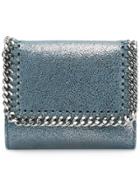 Stella Mccartney Falabella Small Flap Wallet - Blue