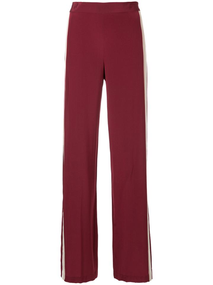 Kacey Devlin Double Pleat Lounge Pants - Red