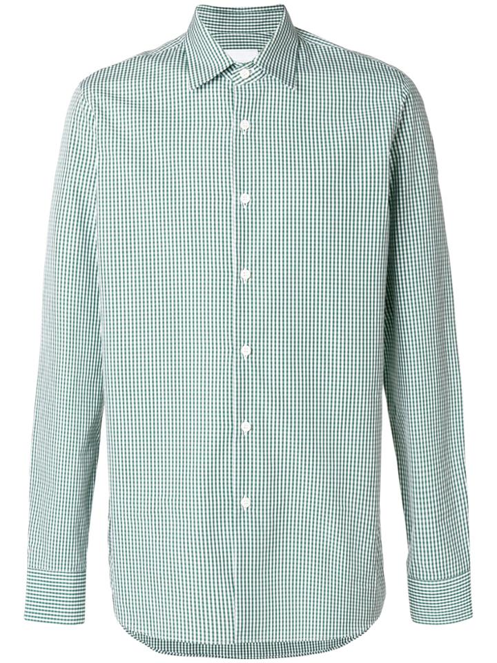 Prada Checked Shirt - Green