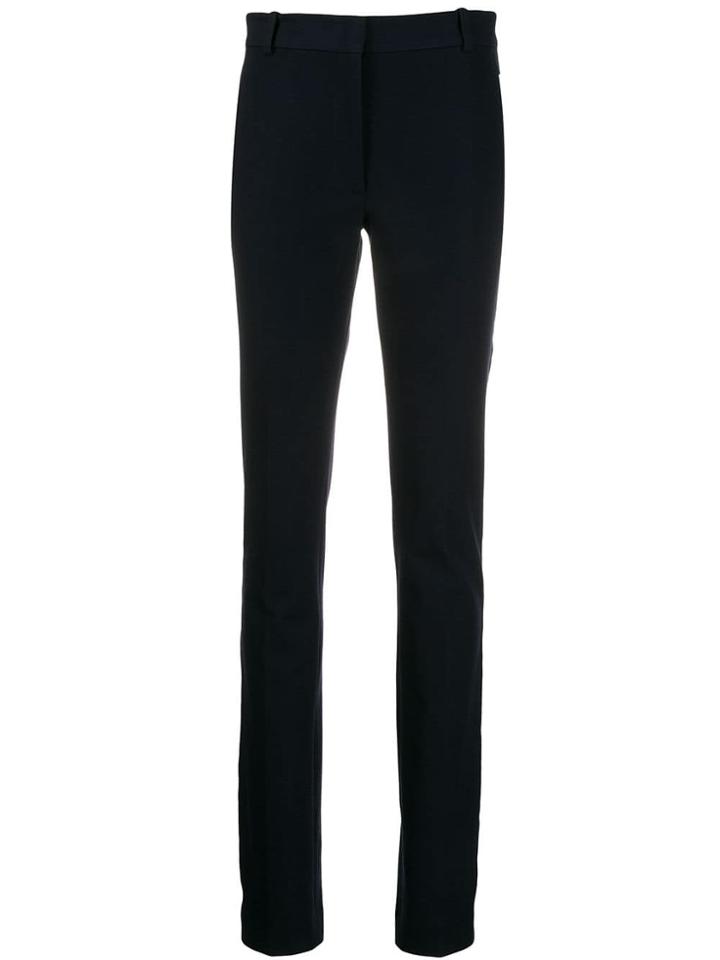 Joseph Zoran Gabardine Stretch Trousers - Blue