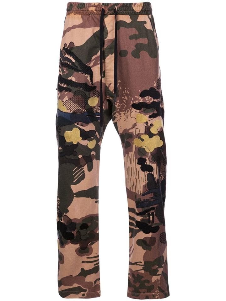 11 By Boris Bidjan Saberi Abstract Desert Camouflage Trousers -